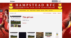 Desktop Screenshot of hampsteadrugbyclub.co.uk