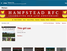 Tablet Screenshot of hampsteadrugbyclub.co.uk